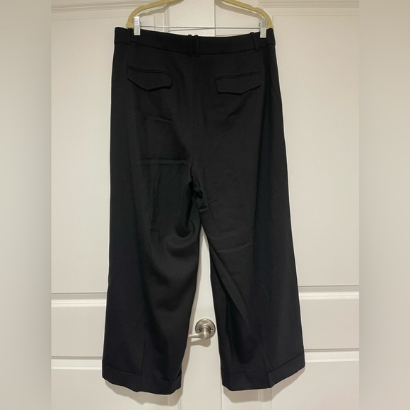 J.Crew NWOT wide leg essential trouser pants with pockets, Italian fabric - Picture 2 of 4